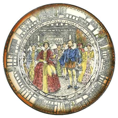 Old Moreton Hall Salad Plate