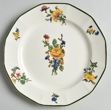 Old Trentham Sprays Luncheon Plate
