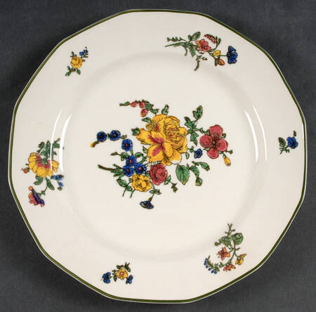 Old Trentham Sprays Dinner Plate