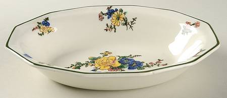 Old Trentham Sprays 8" Oval Vegetable Bowl