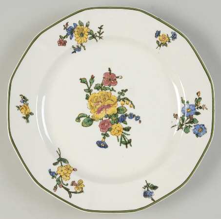 Old Trentham Sprays Luncheon Plate