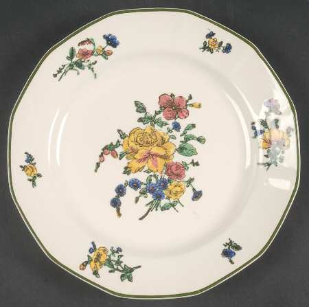 Old Trentham Sprays Luncheon Plate