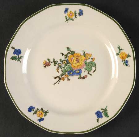 Old Trentham Sprays Bread & Butter Plate