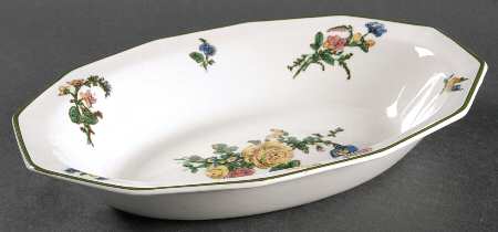 Old Trentham Sprays 9" Oval Vegetable Bowl