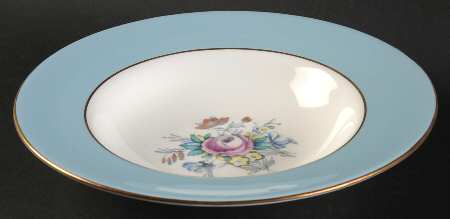 Old Westbury Blue Rim Soup Bowl