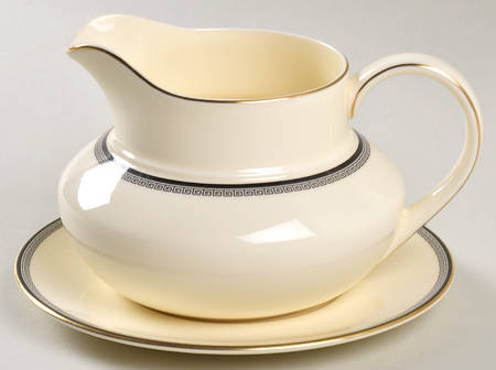 Olympia Round Gravy Boat & Underplate