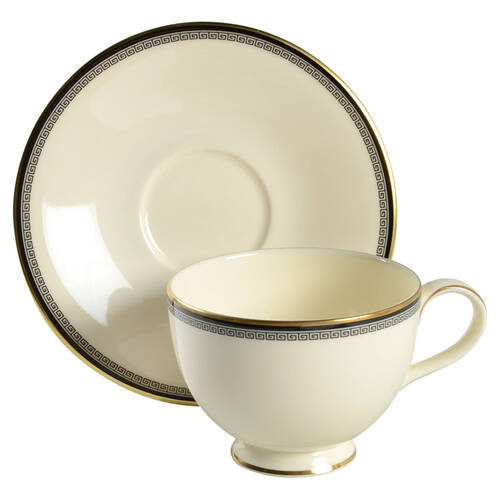 Olympia Footed Cup & Saucer Set by Royal Doulton