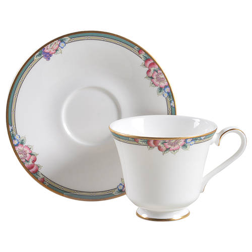 Orchard Hill Footed Cup & Saucer Set