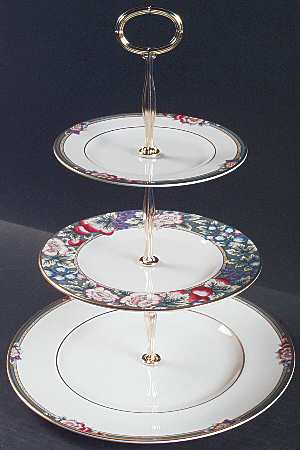 Orchard Hill 13 7/8"-14 1/4" 3-Tiered Serving Tray(DP,SP,BB) HC