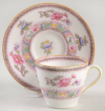 Orient Flat Demitasse Cup & Saucer Set