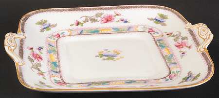 Orient Square Handled Cake Plate