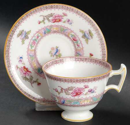Orient Footed Cup & Saucer Set
