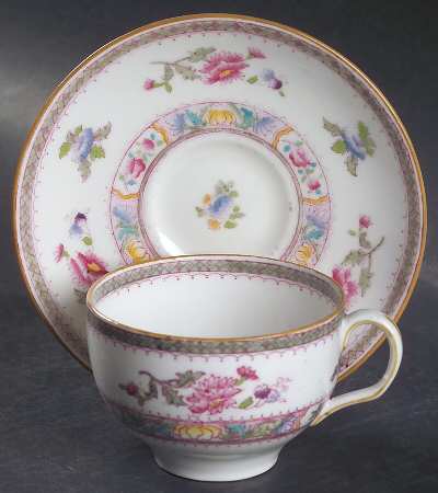 Orient Flat Cup & Saucer Set