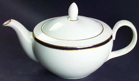 Oxford Black Teapot & Lid
