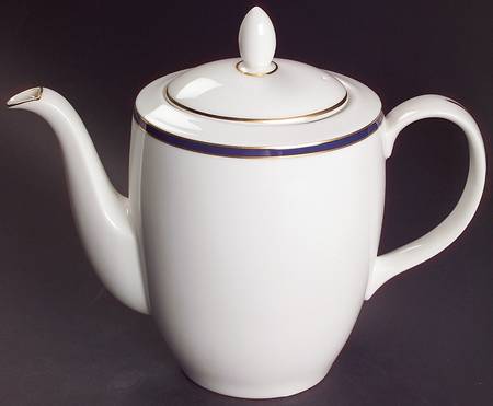 Oxford Blue Coffee Pot & Lid