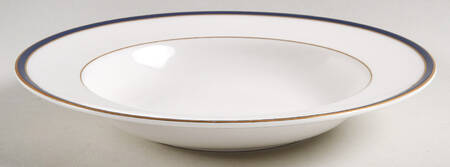 Oxford Blue Large Rim Soup Bowl