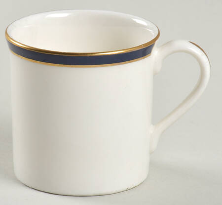 Oxford Blue Flat Demitasse Cup