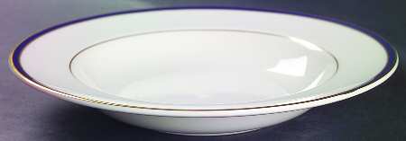 Oxford Blue Large Rim Soup Bowl