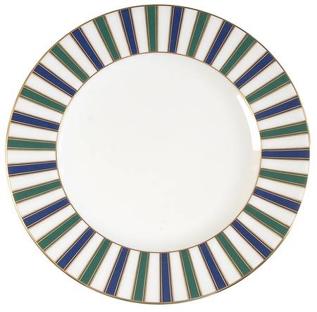 Oxford Blue Accent Luncheon Plate