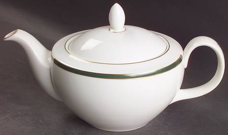 Oxford Green (England) Teapot & Lid