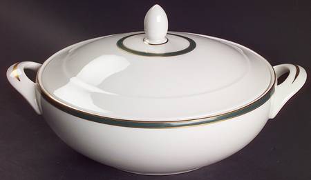Oxford Green (England) Oval Covered Vegetable by Royal Doulton
