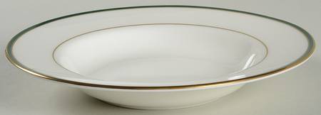 Oxford Green (England) Large Rim Soup Bowl