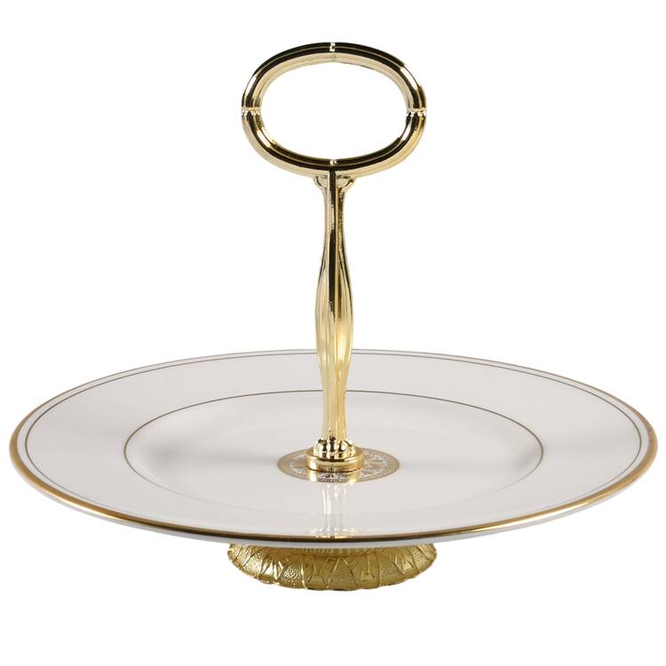 Oxford Gold 6" - 7" Tidbit (from Salad Plate) HC