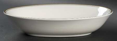 Oxford Gold 9" Oval Vegetable Bowl