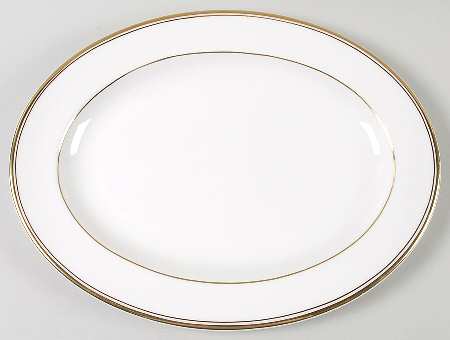 Oxford Gold 13" Oval Serving Platter