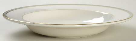 Oxford Gray Large Rim Soup Bowl