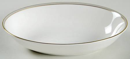Oxford Gray 9" Oval Vegetable Bowl