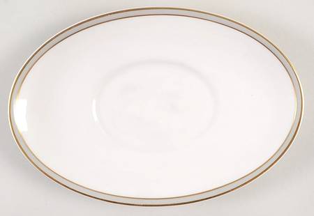 Oxford Gray Underplate for Gravy Boat