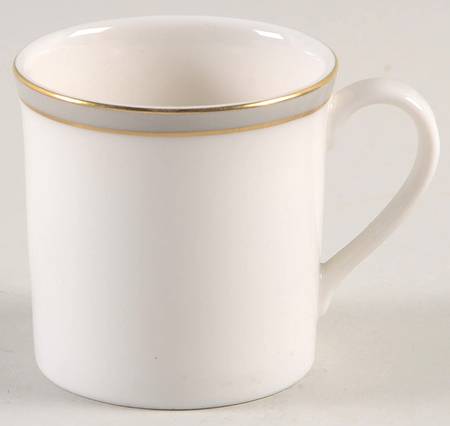 Oxford Gray Flat Demitasse Cup