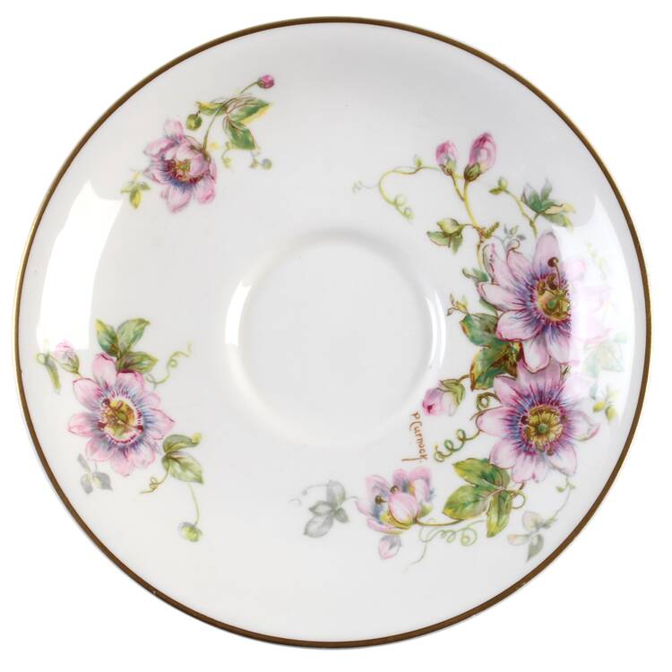 Passion Flower Saucer for Cream Soup Bowl
