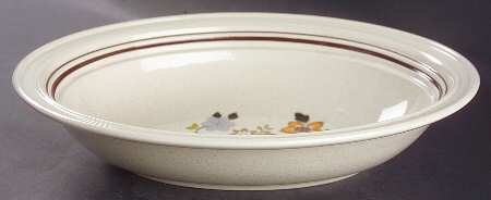 Paradise Garden 10" Oval Vegetable Bowl