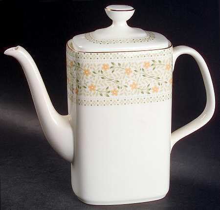 Paisley Coffee Pot & Lid