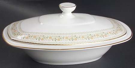 Paisley Oval Covered Vegetable