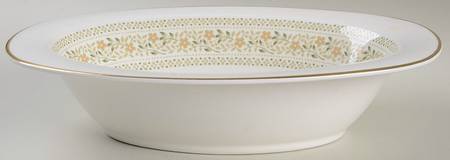 Paisley 11" Oval Vegetable Bowl