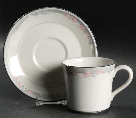 Park Lane Flat Cup & Saucer Set