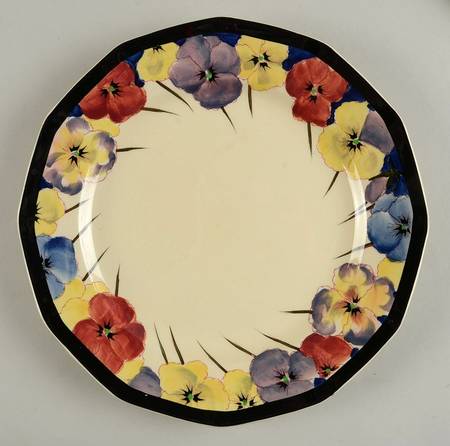 Pansy Luncheon Plate