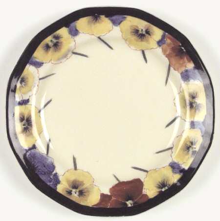 Pansy Bread & Butter Plate