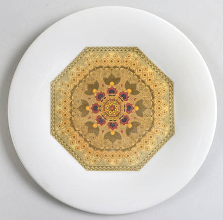 Parquet Luncheon Plate
