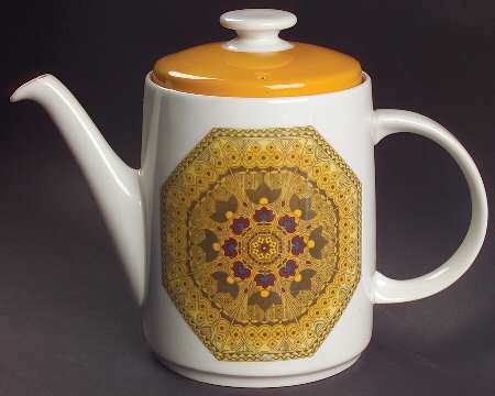 Parquet Teapot & Lid