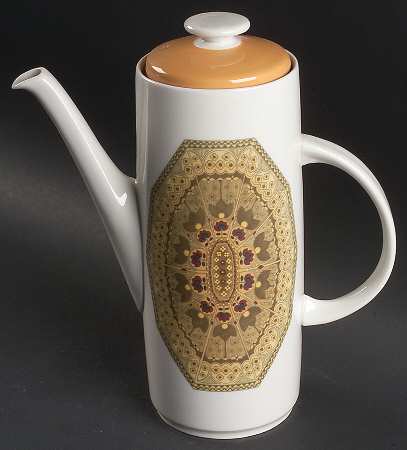 Parquet Coffee Pot & Lid