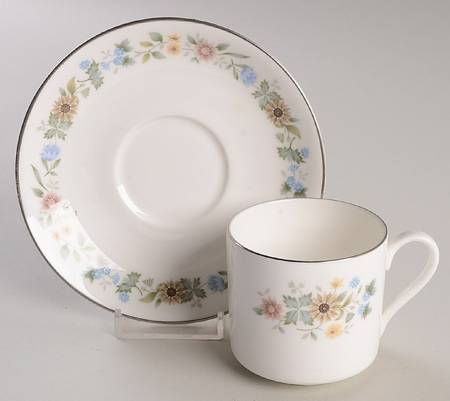 Pastorale Flat Demitasse Cup & Saucer Set