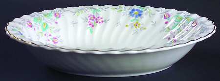 Pastoral 10" Oval Vegetable Bowl