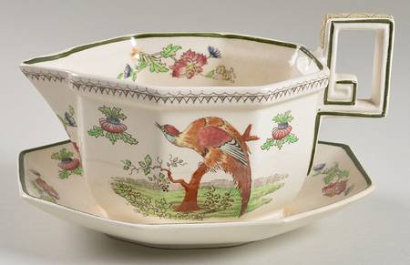 Pekin Gravy Boat with Attached Underplate