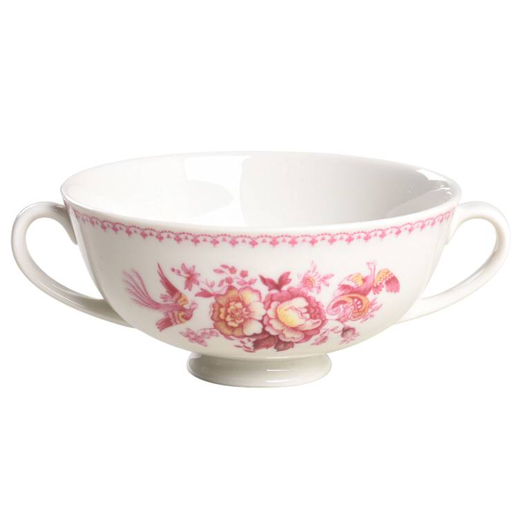 Phoenix Footed Cream Soup Bowl