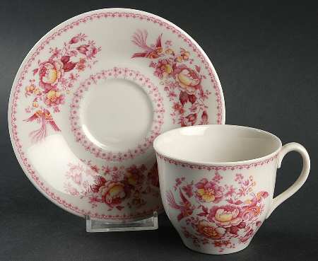 Phoenix Flat Cup & Saucer Set