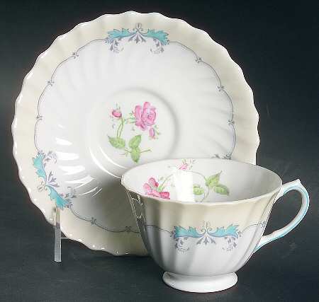 Picardy Footed Cup & Saucer Set